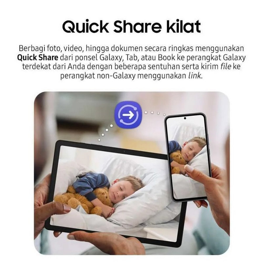 Tablet Samsung Tab A9 Plus Wifi 4/64GB - samping